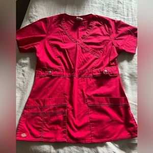 Dickies Red Scrub top